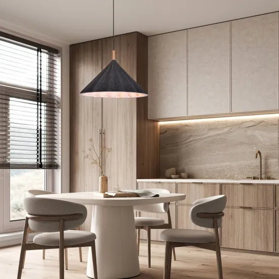 Rábalux Linavo fekete függesztett lámpa (RAB-72164) E27 1 izzós IP20