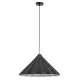 Rábalux Linavo fekete függesztett lámpa (RAB-72164) E27 1 izzós IP20