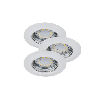 Rábalux Lite fehér LED beépíthető lámpa szett (RAB-1046) LED+GU10 1 izzós IP44/IP40