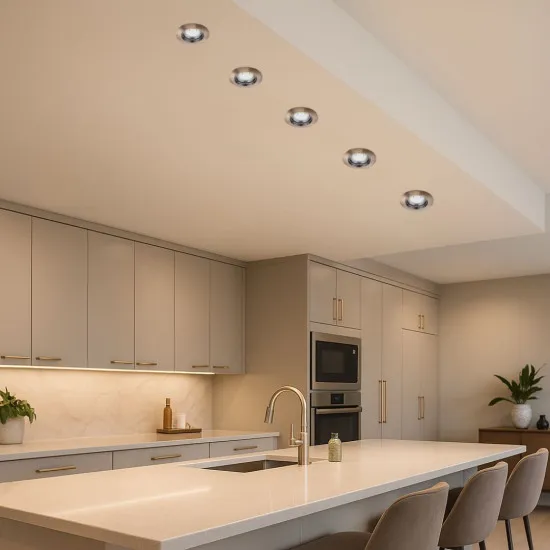 Rábalux Lite bronz LED beépíthető lámpa szett (RAB-1048) LED+GU10 1 izzós IP44/IP40