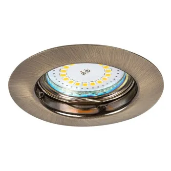 Rábalux Lite bronz vízvédett beépíthető lámpa (RAB-1048) GU10 1 izzós IP44/IP40