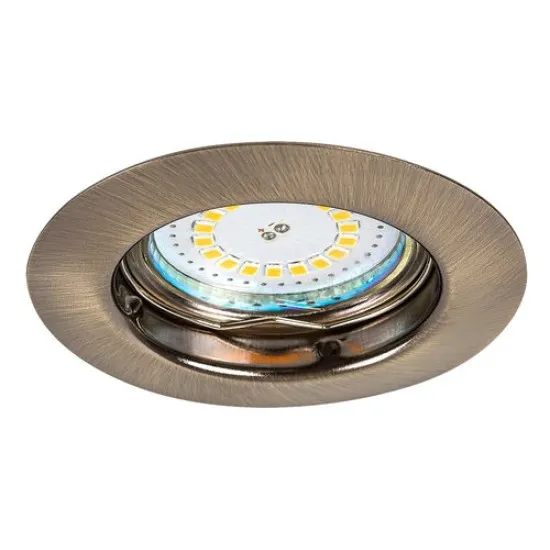 Rábalux Lite bronz LED beépíthető lámpa szett (RAB-1048) LED+GU10 1 izzós IP44/IP40