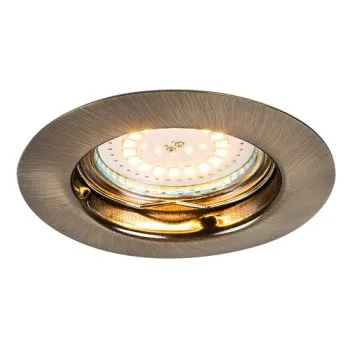 Rábalux Lite bronz vízvédett beépíthető lámpa (RAB-1048) GU10 1 izzós IP44/IP40