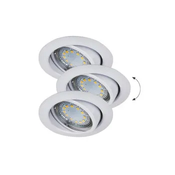 Rábalux Lite fehér LED beépíthető lámpa szett (RAB-1049) LED+GU10 1 izzós IP40