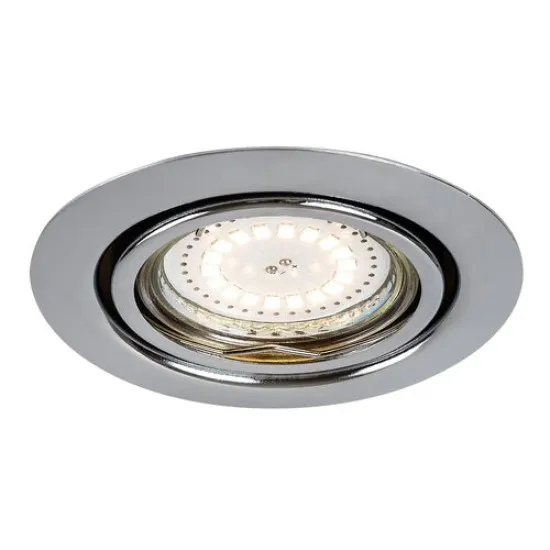 Rábalux Lite króm LED beépíthető lámpa szett (RAB-1050) LED+GU10 1 izzós IP40