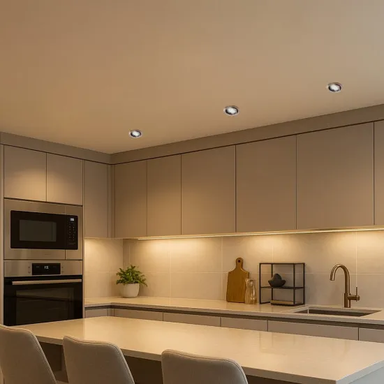 Rábalux Lite bronz LED beépíthető lámpa szett (RAB-1051) LED+GU10 1 izzós IP40