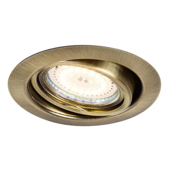 Rábalux Lite bronz LED beépíthető lámpa szett (RAB-1051) LED+GU10 1 izzós IP40