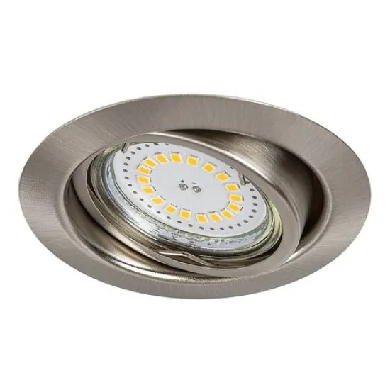 Rábalux Lite szatin króm LED beépíthető lámpa szett (RAB-1166) LED+GU10 1 izzós IP40