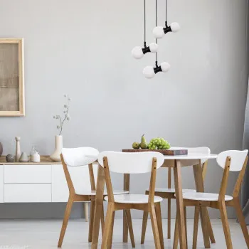 Rábalux Lition fekete függesztett lámpa (RAB-72300) G9 6 izzós IP20