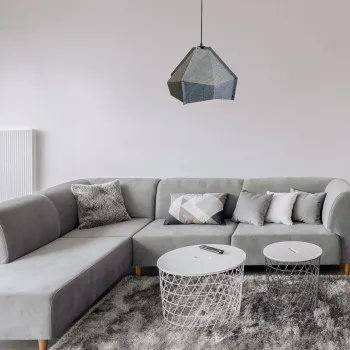 Rábalux Lomiro szürke függesztett lámpa (RAB-72000) E27 1 izzós IP20