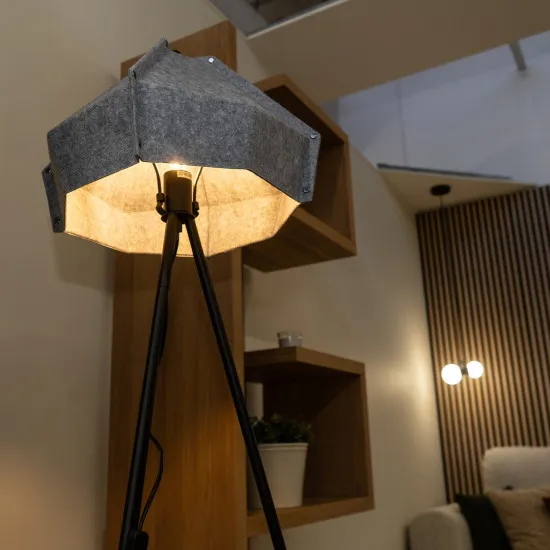 Rábalux Lomiro szürke állólámpa (RAB-74000) E27 1 izzós IP20