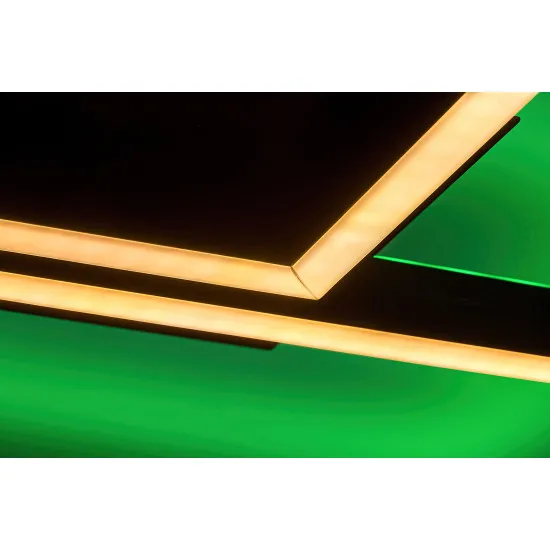 Rábalux Ludano matt fekete LED mennyezeti lámpa (RAB-71032) LED 1 izzós IP20