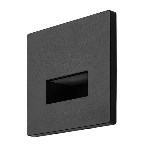 Rábalux Lunca fekete LED beépíthető lámpa (RAB-77195) LED 1 izzós IP20