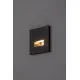 Rábalux Lunca fekete LED beépíthető lámpa (RAB-77195) LED 1 izzós IP20