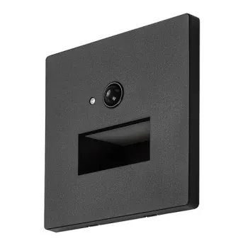 Rábalux Lunca fekete LED beépíthető lámpa (RAB-77197) LED 1 izzós IP20