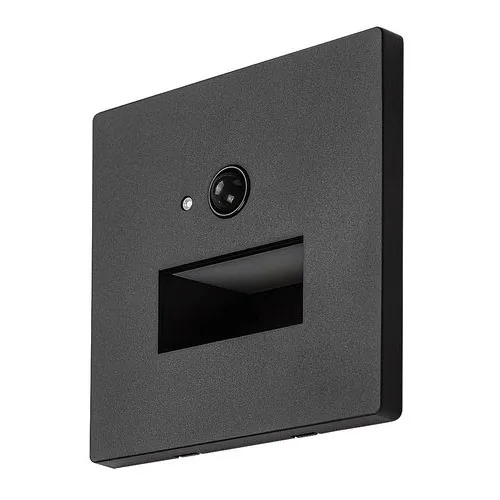 Rábalux Lunca fekete LED beépíthető lámpa (RAB-77197) LED 1 izzós IP20