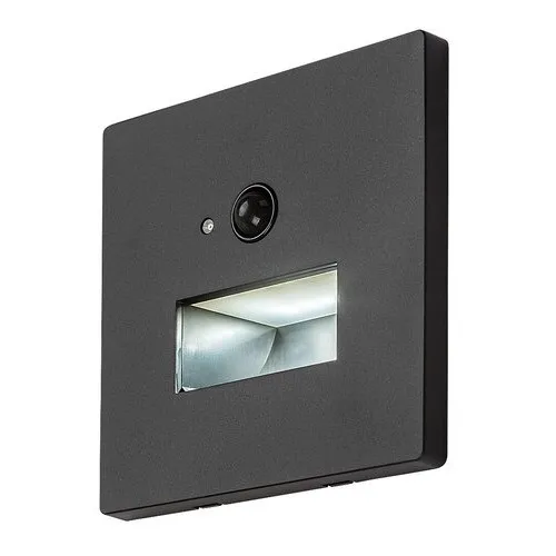 Rábalux Lunca fekete LED beépíthető lámpa (RAB-77197) LED 1 izzós IP20