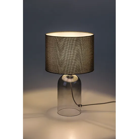 Rábalux Luxin füstszínű asztali lámpa (RAB-74047) E14 1 izzós IP20