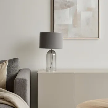 Rábalux Luxin füstszínű asztali lámpa (RAB-74048) E14 1 izzós IP20