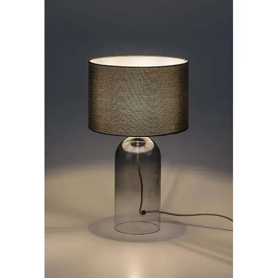 Rábalux Luxin füstszínű asztali lámpa (RAB-74048) E14 1 izzós IP20