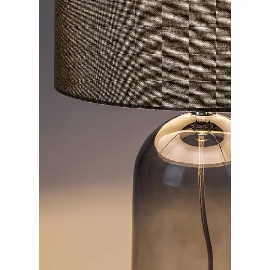 Rábalux Luxin füstszínű asztali lámpa (RAB-74048) E14 1 izzós IP20