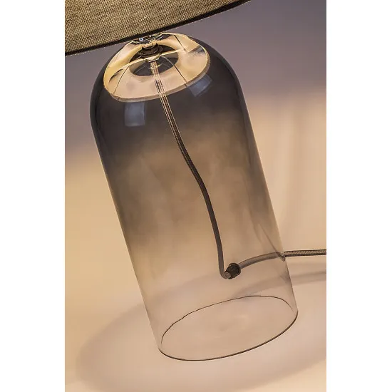 Rábalux Luxin füstszínű asztali lámpa (RAB-74048) E14 1 izzós IP20