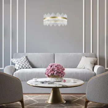 Rábalux Mabel arany LED függesztett lámpa (RAB-72227) LED 1 izzós IP20