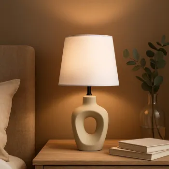 Rábalux Madelor bézs asztali lámpa (RAB-74079) E14 1 izzós IP20