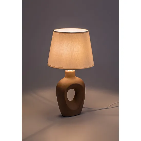 Rábalux Madelor barna asztali lámpa (RAB-74080) E14 1 izzós IP20