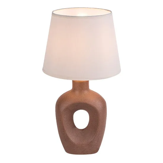 Rábalux Madelor barna asztali lámpa (RAB-74080) E14 1 izzós IP20