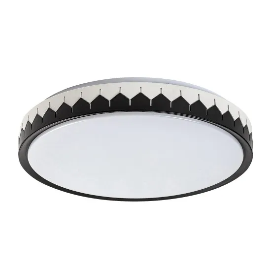 Rábalux Malin fekete-szürke LED mennyezeti lámpa (RAB-71303) LED 1 izzós IP20