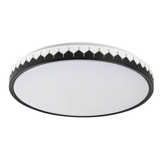 Rábalux Malin fekete-szürke LED mennyezeti lámpa (RAB-71304) LED 1 izzós IP20