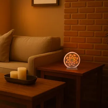 Rábalux Mandali narancs asztali lámpa (RAB-76031) E14 1 izzós IP20