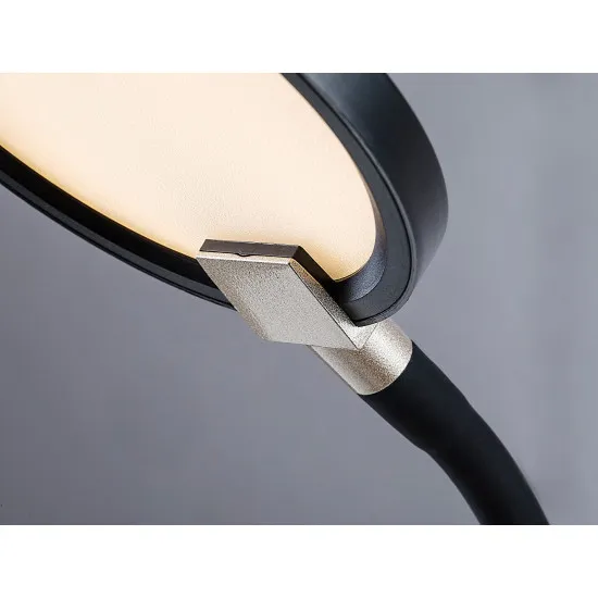 Rábalux Marcin fekete LED csiptetős lámpa (RAB-74199) LED 1 izzós IP20