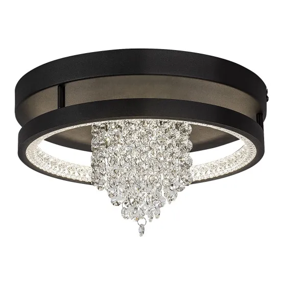 Rábalux Maribell fekete LED mennyezeti lámpa (RAB-71352) LED 1 izzós IP20