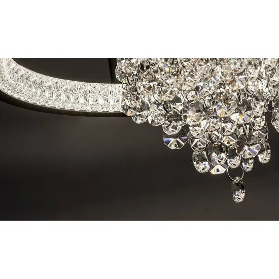 Rábalux Maribell fekete LED mennyezeti lámpa (RAB-71352) LED 1 izzós IP20