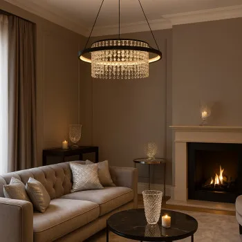 Rábalux Maribell fekete LED függesztett lámpa (RAB-72353) LED 1 izzós IP20