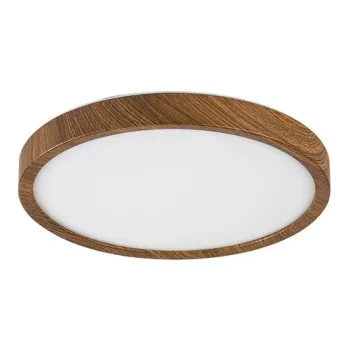 Rábalux Maurec fa utánzat-fehér vízvédett LED fürdőszobai lámpa (RAB-75082) LED 1 izzós IP44