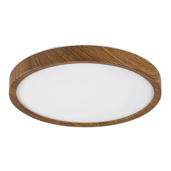 Rábalux Maurec fa utánzat-fehér vízvédett LED fürdőszobai lámpa (RAB-75082) LED 1 izzós IP44