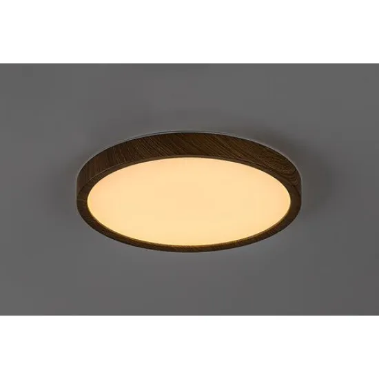 Rábalux Maurec fa utánzat-fehér vízvédett LED fürdőszobai lámpa (RAB-75082) LED 1 izzós IP44