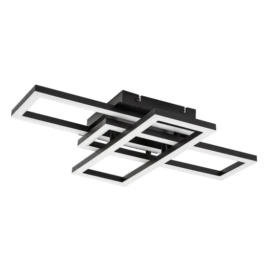 Rábalux Mereni fekete LED mennyezeti lámpa (RAB-71394) LED 1 izzós IP20