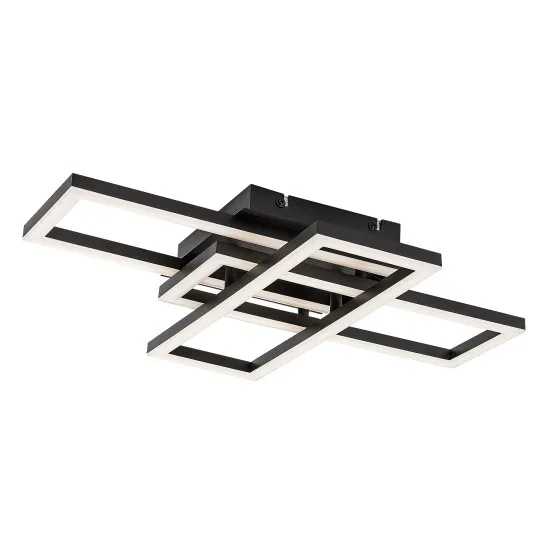 Rábalux Mereni fekete LED mennyezeti lámpa (RAB-71394) LED 1 izzós IP20