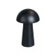 Rábalux Mireo fekete hordozható LED asztali lámpa (RAB-76036) LED 1 izzós IP44