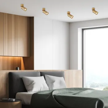 Rábalux Mirina arany mennyezeti spotlámpa (RAB-73075) GU10 1 izzós IP20