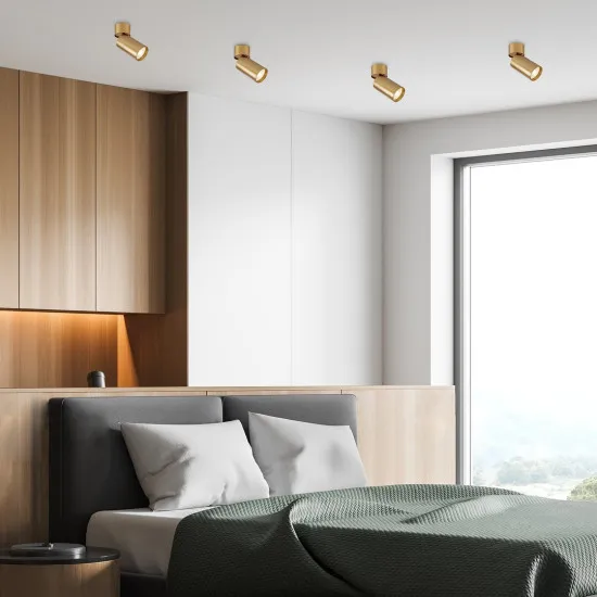 Rábalux Mirina arany mennyezeti spotlámpa (RAB-73075) GU10 1 izzós IP20