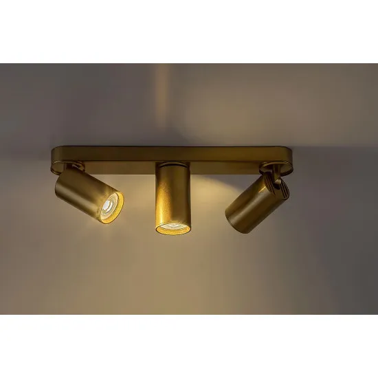 Rábalux Mirina arany mennyezeti spotlámpa (RAB-73077) GU10 3 izzós IP20