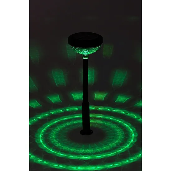 Rábalux Monor fekete LED napelemes kültéri leszúrható lámpa (RAB-77177) LED 1 izzós IP44