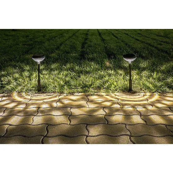 Rábalux Monor fekete LED napelemes kültéri leszúrható lámpa (RAB-77177) LED 1 izzós IP44