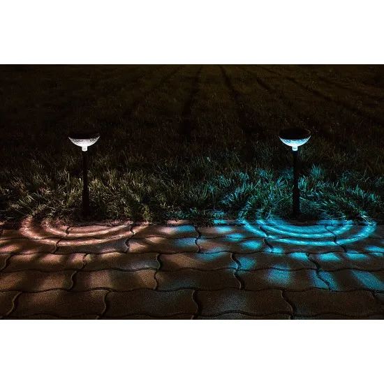 Rábalux Monor fekete LED napelemes kültéri leszúrható lámpa (RAB-77177) LED 1 izzós IP44