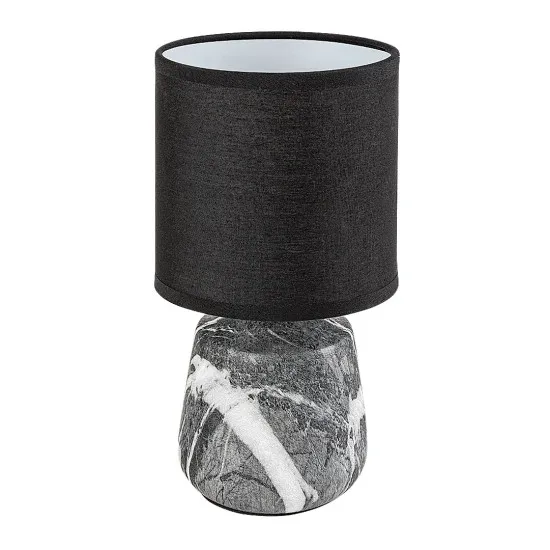 Rábalux Nalisa fehér-fekete asztali lámpa (RAB-74066) E14 1 izzós IP20